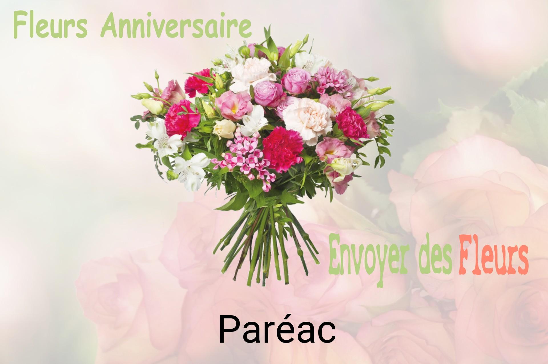 Bouquet de fleurs d’anniversaire livré à Paréac