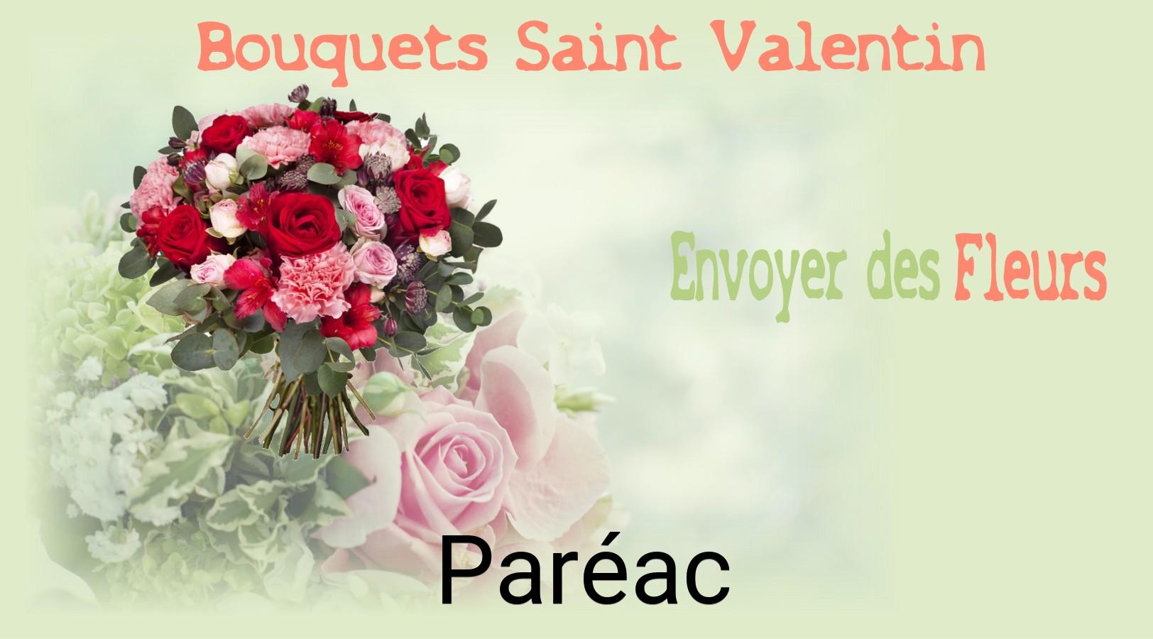 Roses de Saint-Valentin livrées à Paréac